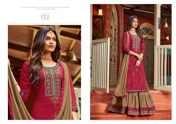 Rangoon Sangeet Silk Designer Embroidery Readymade Salwar 